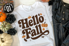 Hello Fall - Autumn t-shirt Design Product Image 1