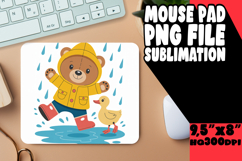 SWEET MOUSE PAD INNOVATIVE PNG, Cute Bear Product Image 1