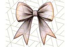 Fall Bow Clipart, Autumn Hair Bows PNG, Fall Ribbon Png Product Image 2