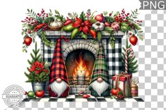 Christmas Gnome Sublimation - Clipart PNG Design Product Image 1