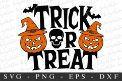 4 Halloween Trick Or Treat PNG | Spooky Season Png Product Image 1