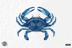 Coastal Glitter Crab PNG Clipart Product Image 1
