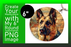 Sweet Canine Sublimation Circle Mix PNG Product Image 1