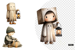 Adorable Halloween Fall Clipart Product Image 1