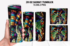 Skinny Tumbler 20oz Wrap Design,Halloween Tumbler PNG Design Product Image 1