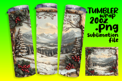 STYLISH 20oz Sublimation Design , Christmas Product Image 1
