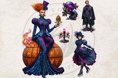 Celestial Steampunk Harvest Autumn Fantasy Clipart PNG Product Image 4
