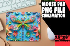 Spectrum Splash Whimsical Mouse Pad, Sublimation Product Image 1