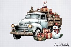 White Rustic Christmas Clipart PNG Product Image 1