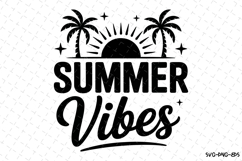 Summer Vibes svg | Summer Svg | Svg Cut Files Product Image 1