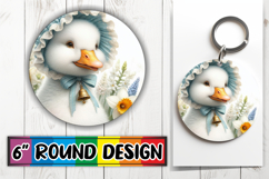 Bright Sublimation Car Coasters, Goose Product Image 1