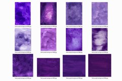 70 Dark Purple Watercolor Backgrounds, Artistic Textures Product Image 6