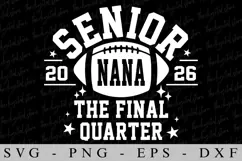 Senior Nana SVG | SVG Cut files | Cricut Product Image 2