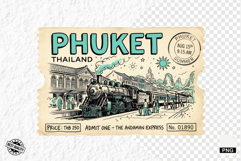 Old Train Travel PNG illustrations Product Image 1