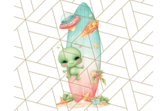 Alien Vacation Clipart PNG, Cute Summer Galaxy Art Clip Art Product Image 2