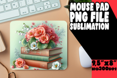Sweet Mouse Pad Design Sublimation, Books Product Image 1