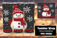 20oz Tumbler Design for Gift Ideas , Snowman Product Image 1