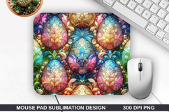Easter Eggs Mouse Pad Sublimation, Easter Mouse Pad PNG Product Image 1
