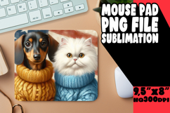 LUMINOUS mouse pad Gift Ideas, Dog and cat Product Image 1