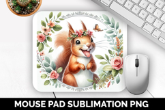 Cute Animals Mouse Pad Bundle, Sublimation Mouse Pad PNG Product Image 8