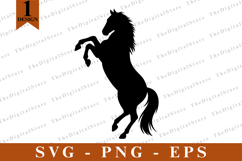 Horse SVG, Horse vector, Horse Silhouette, Cut files Product Image 1