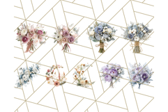 Whimsy Winter Florals Clipart PNG, Christmas Png Clipart Product Image 2
