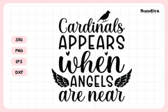 Heartfelt Memorial Quote SVG | Cardinals Appears Product Image 3