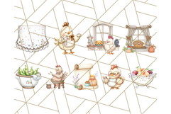 Cottagecore Kitchen Chicken Clipart PNG, Fairytale Style Product Image 2