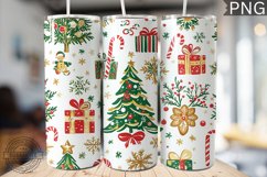 Christmas Tree Tumbler Wrap -High Quality 300 Dpi Product Image 1