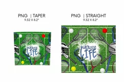 Lacrosse Life Tumbler | Sublimation | Taper | Straight Product Image 3