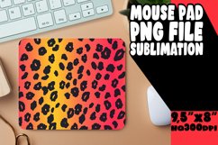 Vibrant Glitter Leopard Mouse Pad Design Patterns PNG Product Image 1