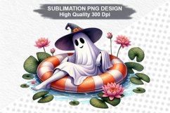 Halloween Ghost - Halloween clipart Sublimation PNG Design Product Image 1