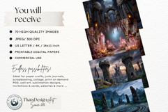 Fantasy Landscape Backdrops Mystic Scenery Digital Paper Set Product Image 2