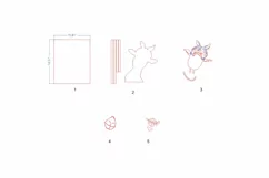 Goat Farmhouse sign SVG laser cut files for Glowforge Cricut Product Image 4