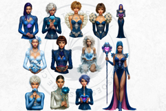 Romantic Couple And Fantasy Bride Graphics Set Product Image 10