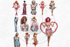 Romantic Couple And Fantasy Bride Graphics Set Product Image 13