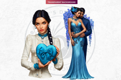 Romantic Couple And Fantasy Bride Graphics Set Product Image 14