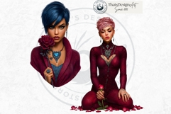 Romantic Couple And Fantasy Bride Graphics Set Product Image 17