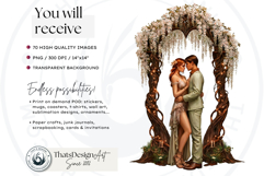 Romantic Couple And Fantasy Bride Graphics Set Product Image 2
