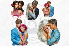 Romantic Couple And Fantasy Bride Graphics Set Product Image 8