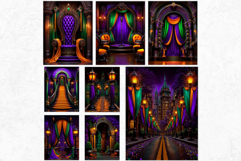 Mardi Gras Carnival Masquerade Cliparts and Backgrounds Product Image 10