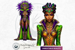 Mardi Gras Carnival Masquerade Cliparts and Backgrounds Product Image 16