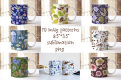 70 mug patterns  sublimation png