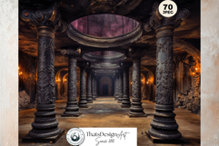 Gothic Opera Theater Digital Papers &amp; Masquerade Backgrounds Product Image 10