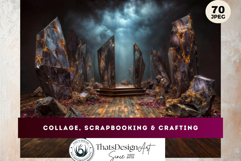 Gothic Opera Theater Digital Papers &amp; Masquerade Backgrounds Product Image 11