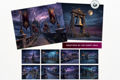 Gothic Opera Theater Digital Papers &amp; Masquerade Backgrounds Product Image 7