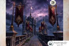 Gothic Opera Theater Digital Papers &amp; Masquerade Backgrounds Product Image 8
