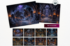 Gothic Opera Theater Digital Papers &amp; Masquerade Backgrounds Product Image 9