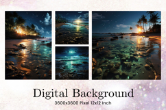 Sea Beach Landscape Background Summer Vacation Wall Art_70 Product Image 1