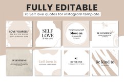 Self Love Quotes | Canva Quotes | Editable Instagram Quotes Product Image 5